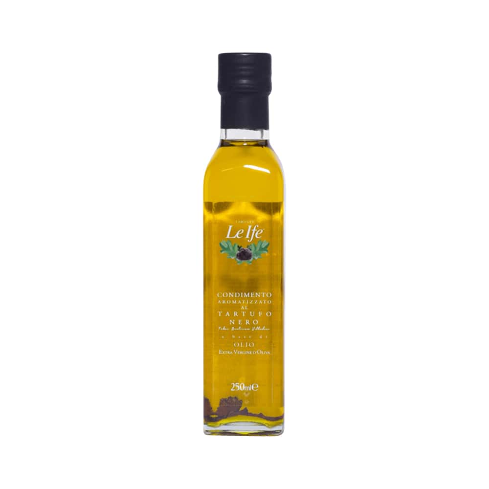 Condiment aromatizat cu trufe negre Tuber aestivum Vittadini si ulei extravirgin de masline 250 ml