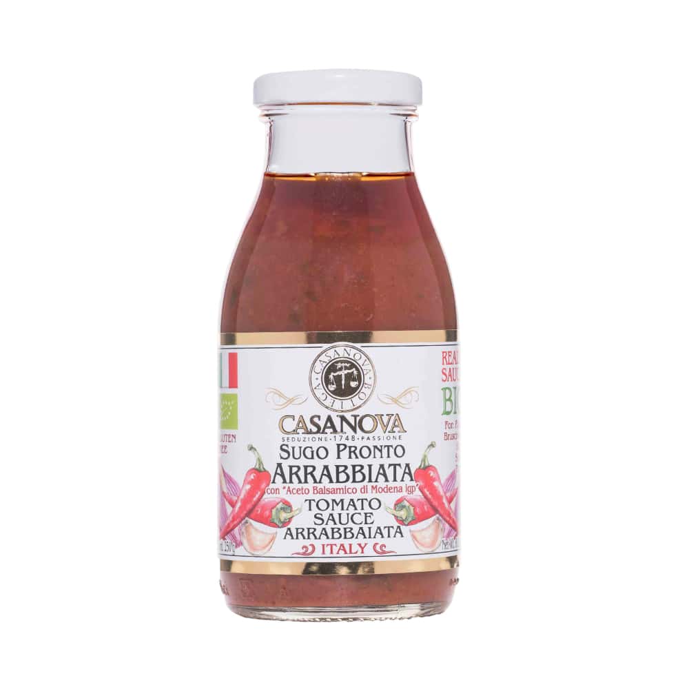 Sos picant cu rosii Arrabbiata si otet balsamic de Modena IGP 50 g