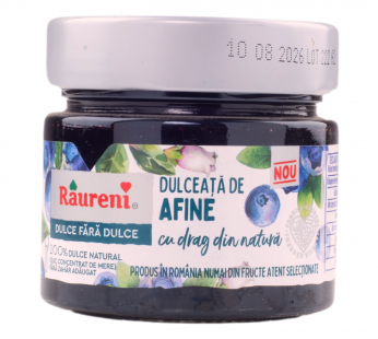 Dulceata de AFINE fara zahar Raureni 240 g