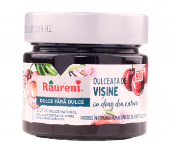 Dulceata de VISINE fara zahar Raureni 240 g