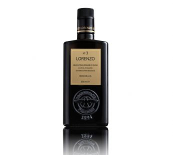LORENZO NO.3 Ulei de măsline extravirgin organic Sicilian EVOO – D.O.P. “Val di Mazara” 500 ml